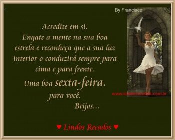 <b><center>Sexta-feira</b></center>