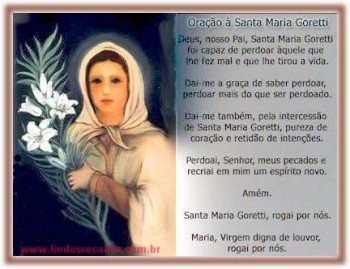 <b><center>Oração a Santa Maria Goretti</b></center>